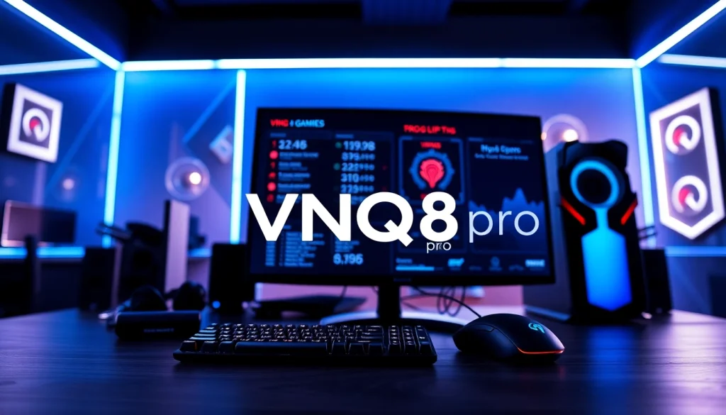 Engaging VNQ8 pro gaming setup highlighting advanced gaming equipment.